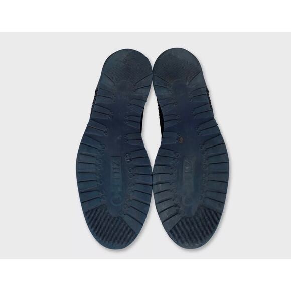 Zilli Blue Leather & Snakeskin Sneakers  EU43.5 - Picture 5 of 5